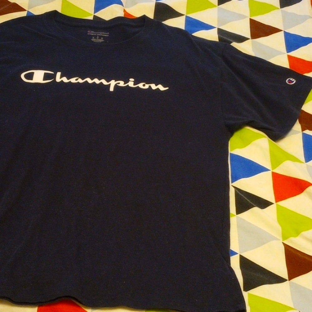 Large champion shirt